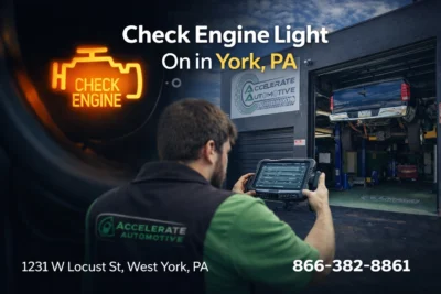 Check Engine Light On in York PA