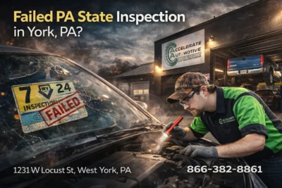 Failed PA State Inspection in York PA