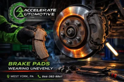 Brake Pads Wearing Unevenly