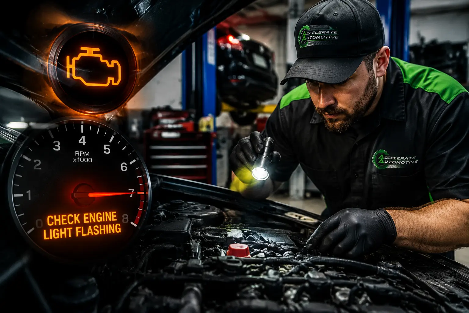 Check Engine Light Flashing York PA