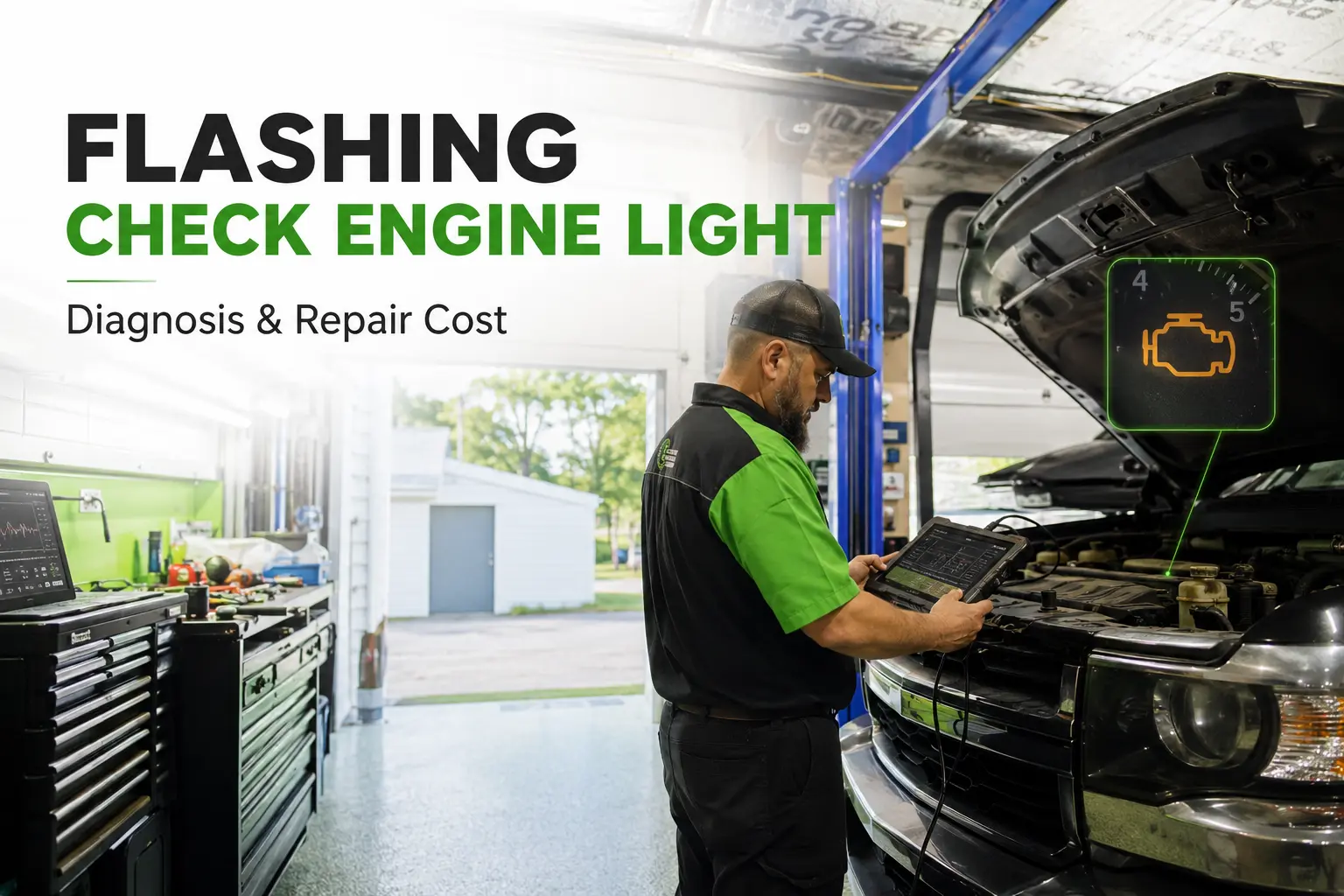 How Is a Flashing Check Engine Light Diagnosed?