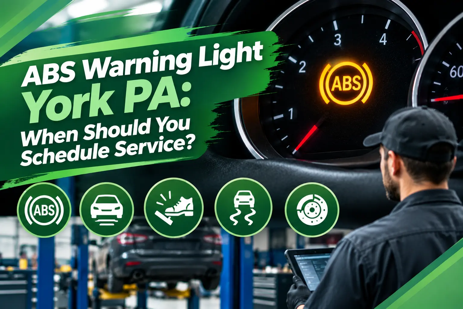 ABS warning light diagnosis service in York PA