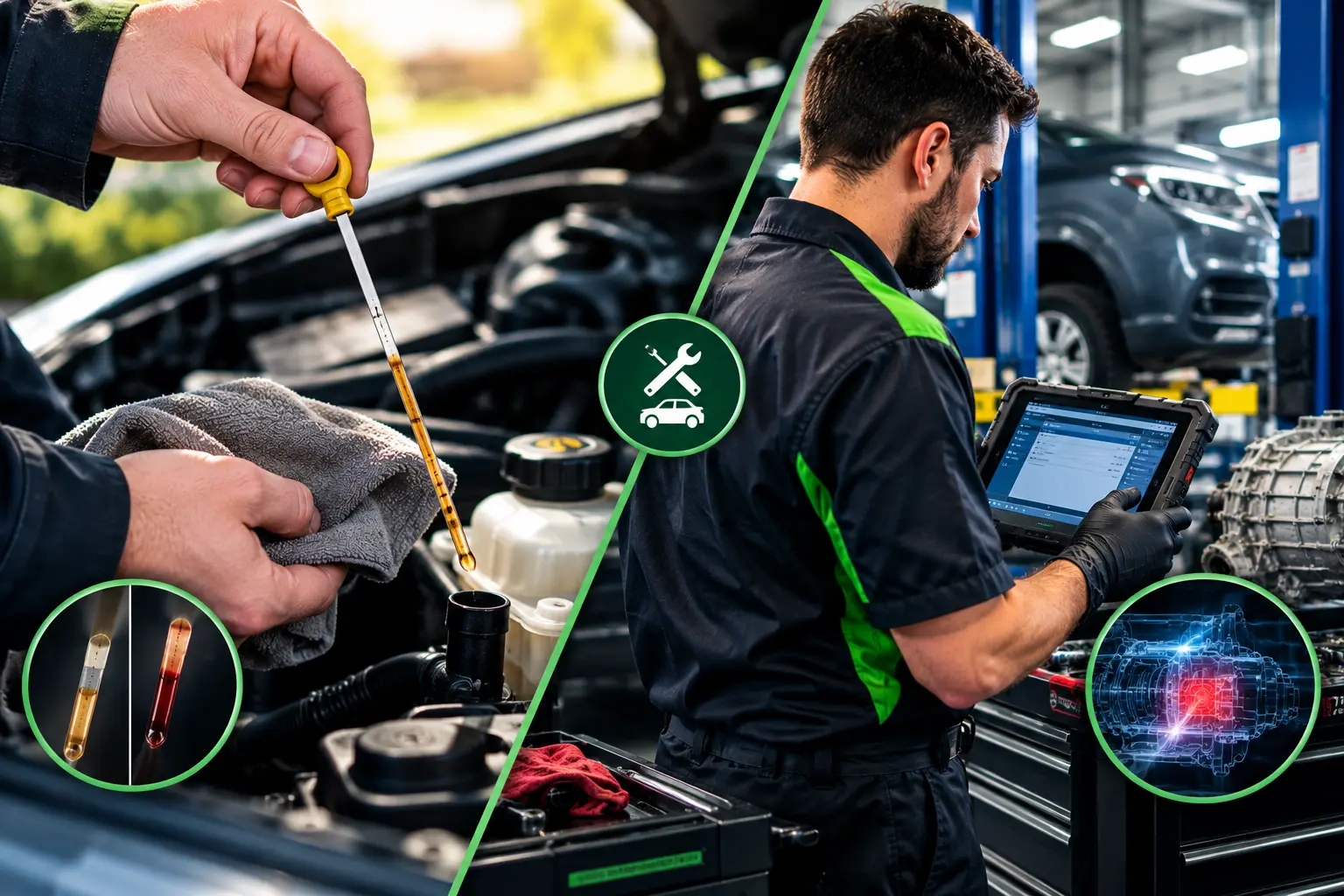 Automatic transmission fluid check York PA auto shop