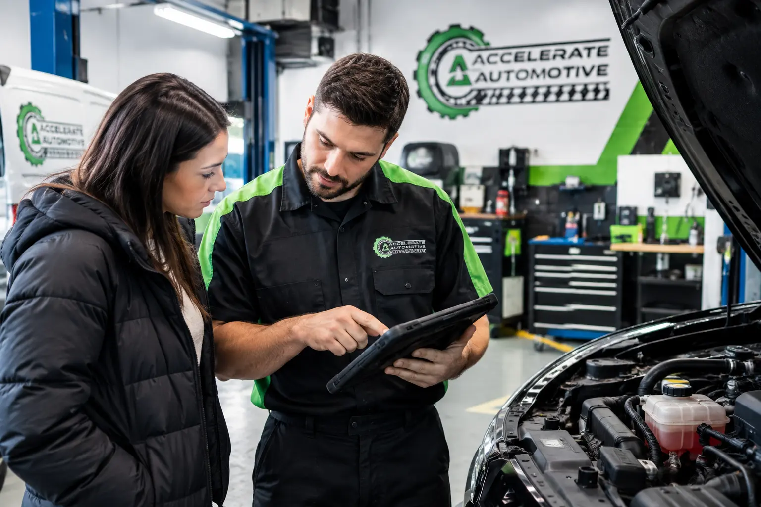 Mechanic diagnosing slipping transmission York PA