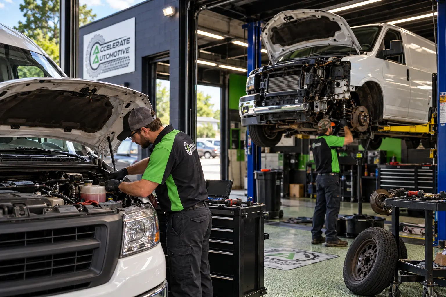 Preventive fleet maintenance helping identify vehicle problems before costly reactive repairs
