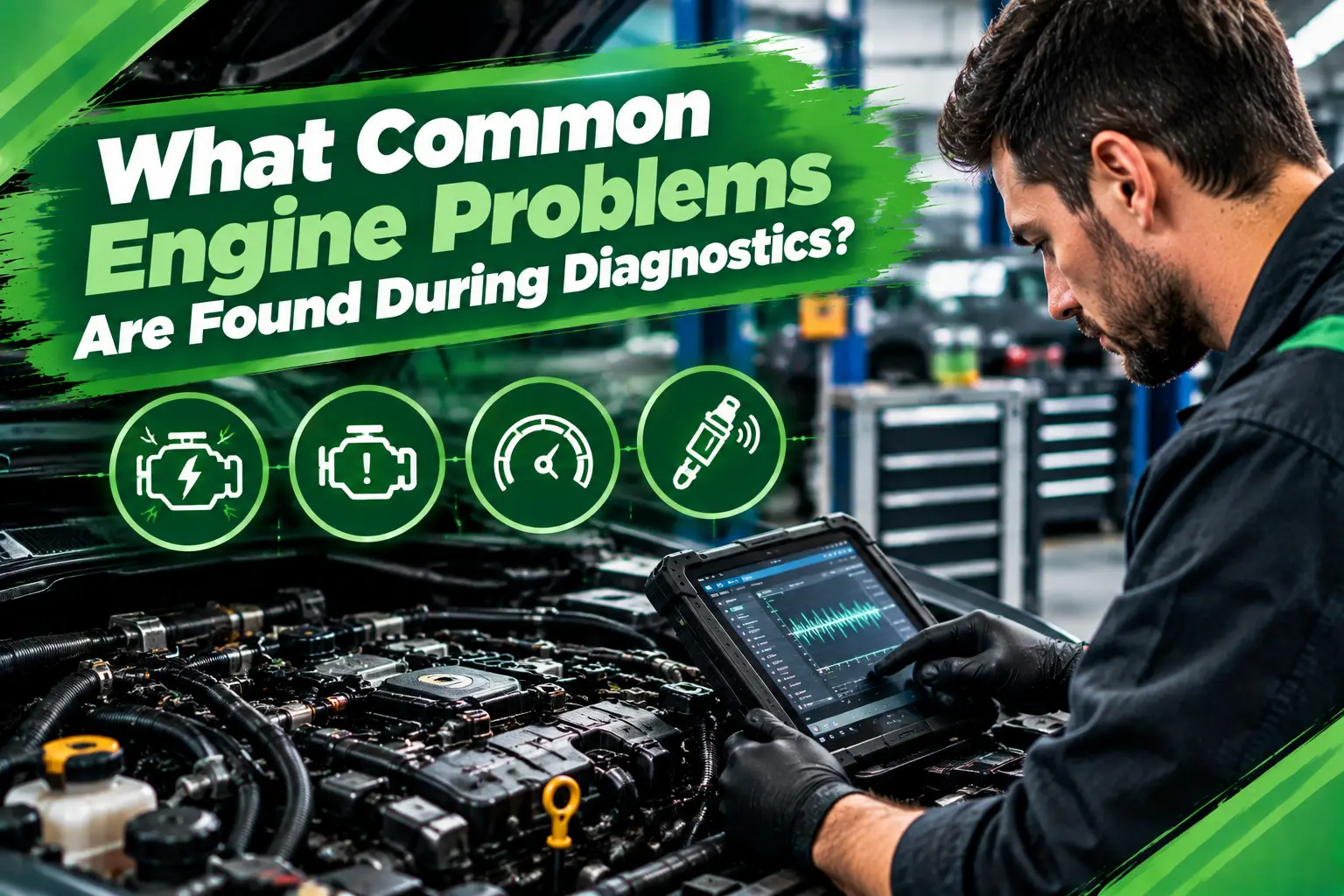 Professional engine diagnostics at an auto repair shop in York PA